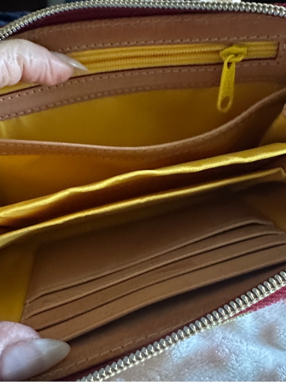 Dooney & Bourke Pink Floral Zip-Around Wallet - Picture 3 of 5